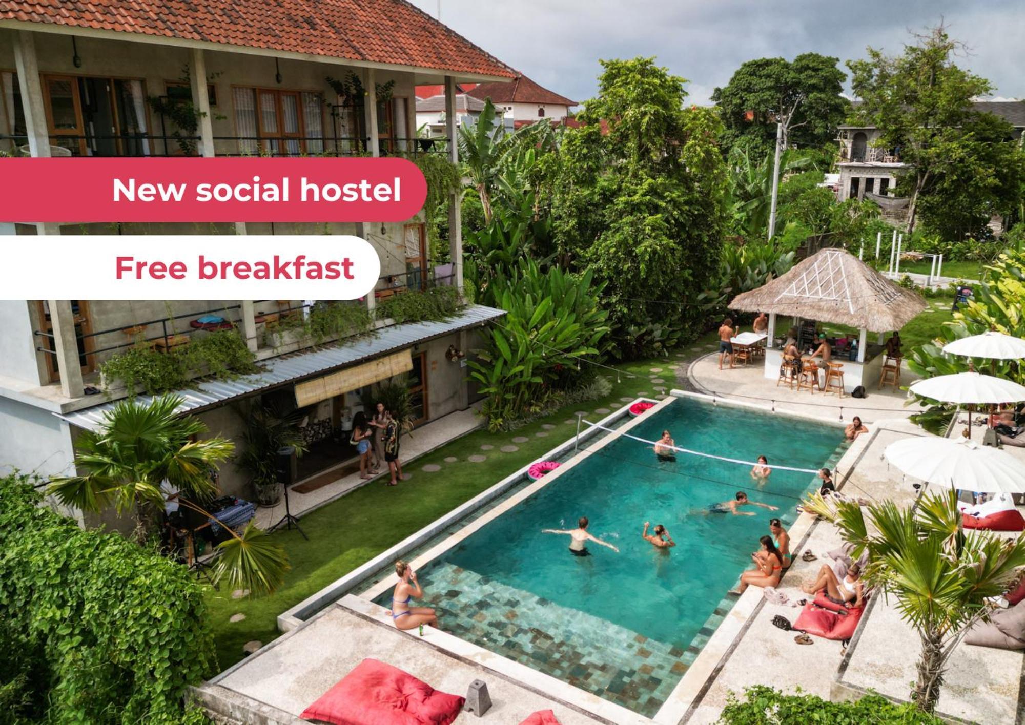 Sepeda Hostel Canggu Esterno foto